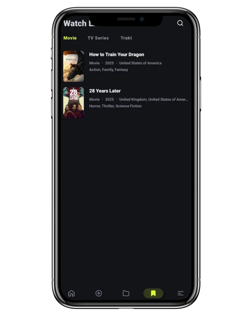 Download OnStream APK (v1.1.9) | Free Official Android TV APP 8 Create Your Watchlist